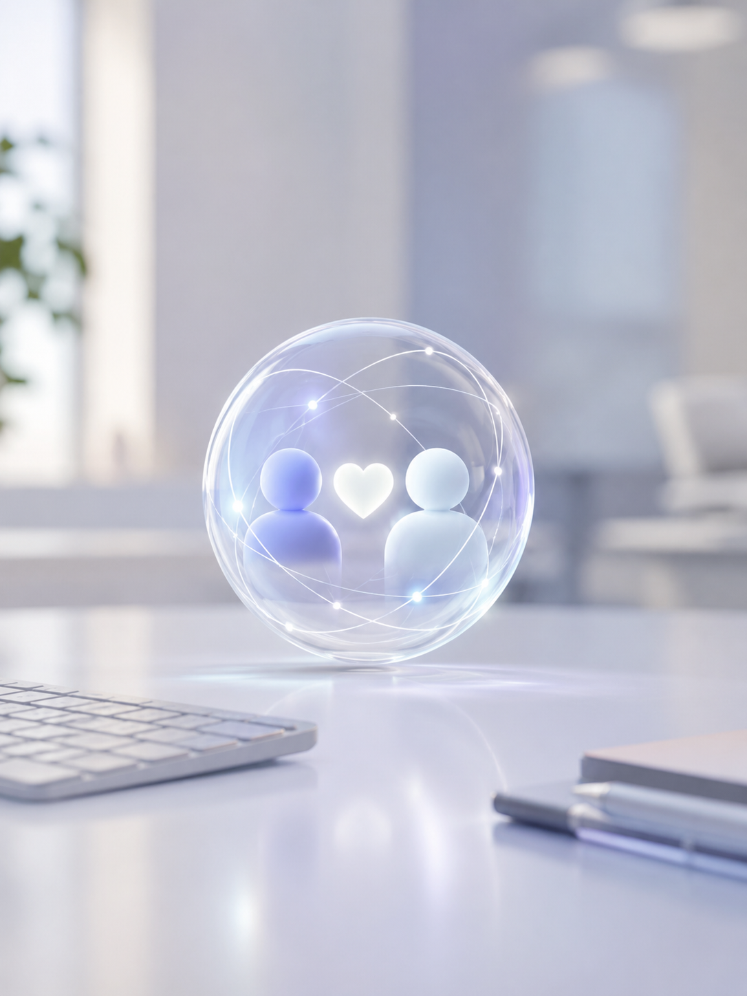 Abstract illustration representing responsible technology